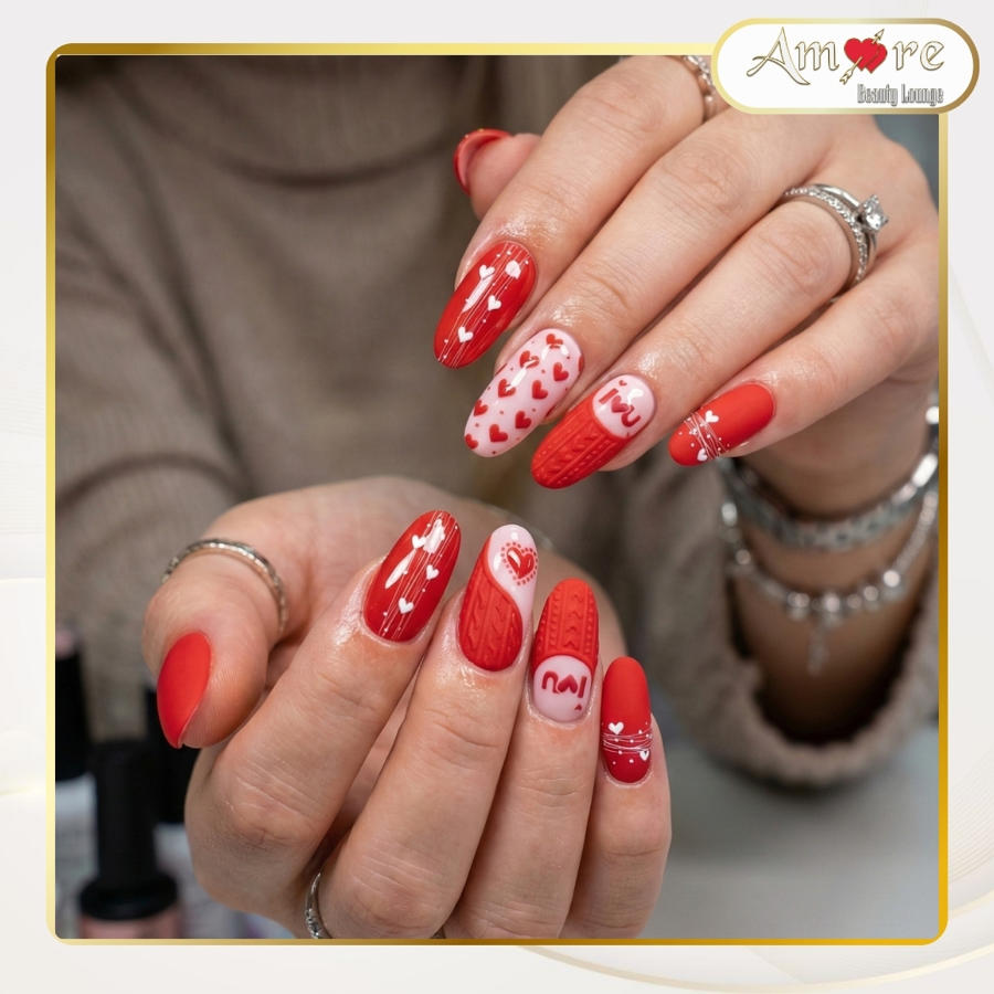Valentine nail collection